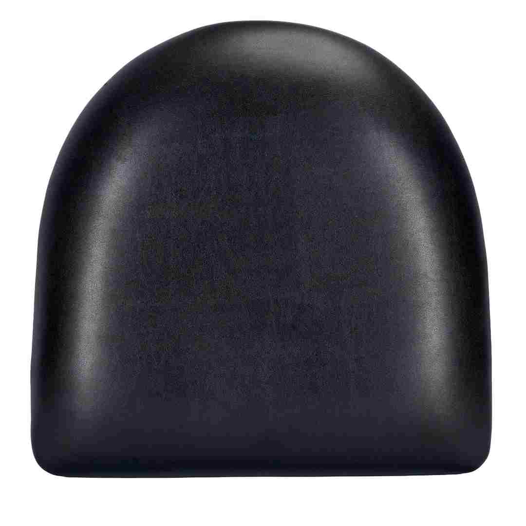 Chivari Replacement Black Vinyl Chair Seat for Metal Restaurant Ladder Back Chairs SLVB-ZF