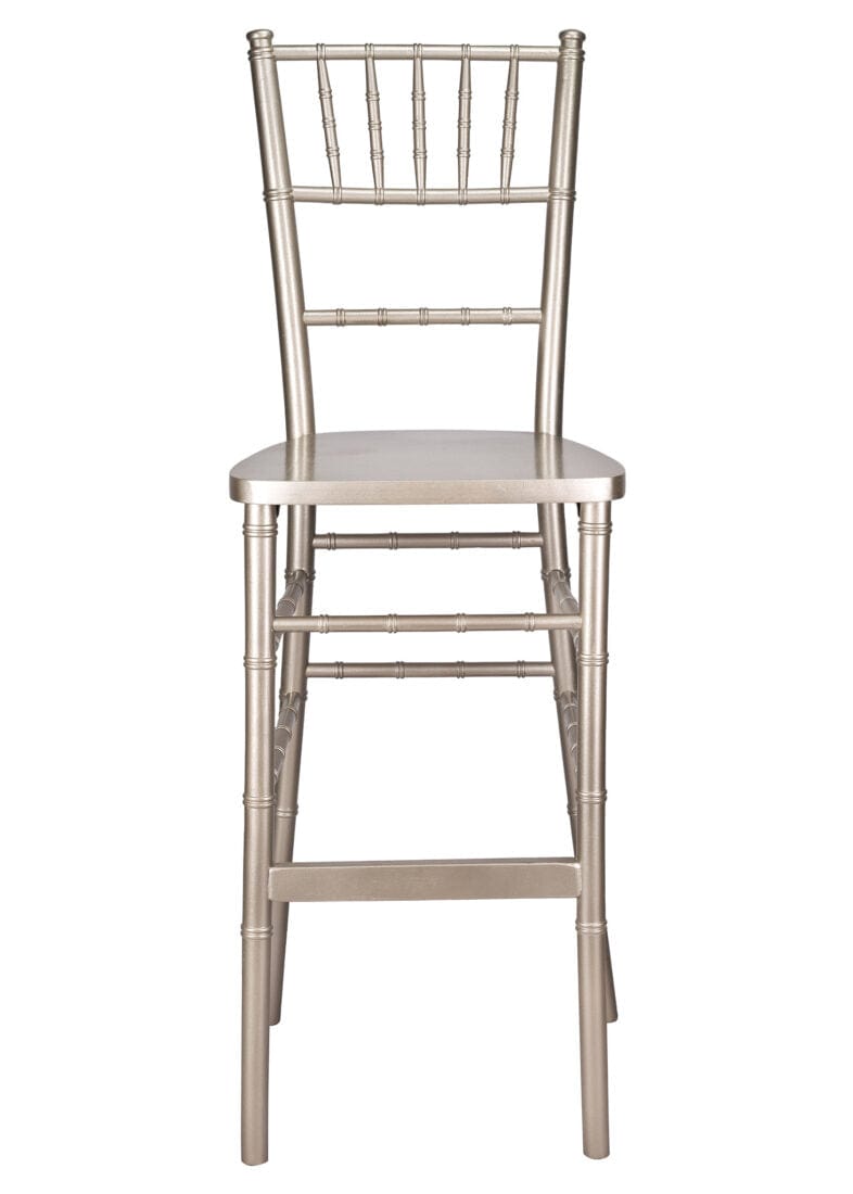 Chivari Sparkling Silver Champagne ToughWood™ Chiavari Barstool BCWCHSSP-AX-T