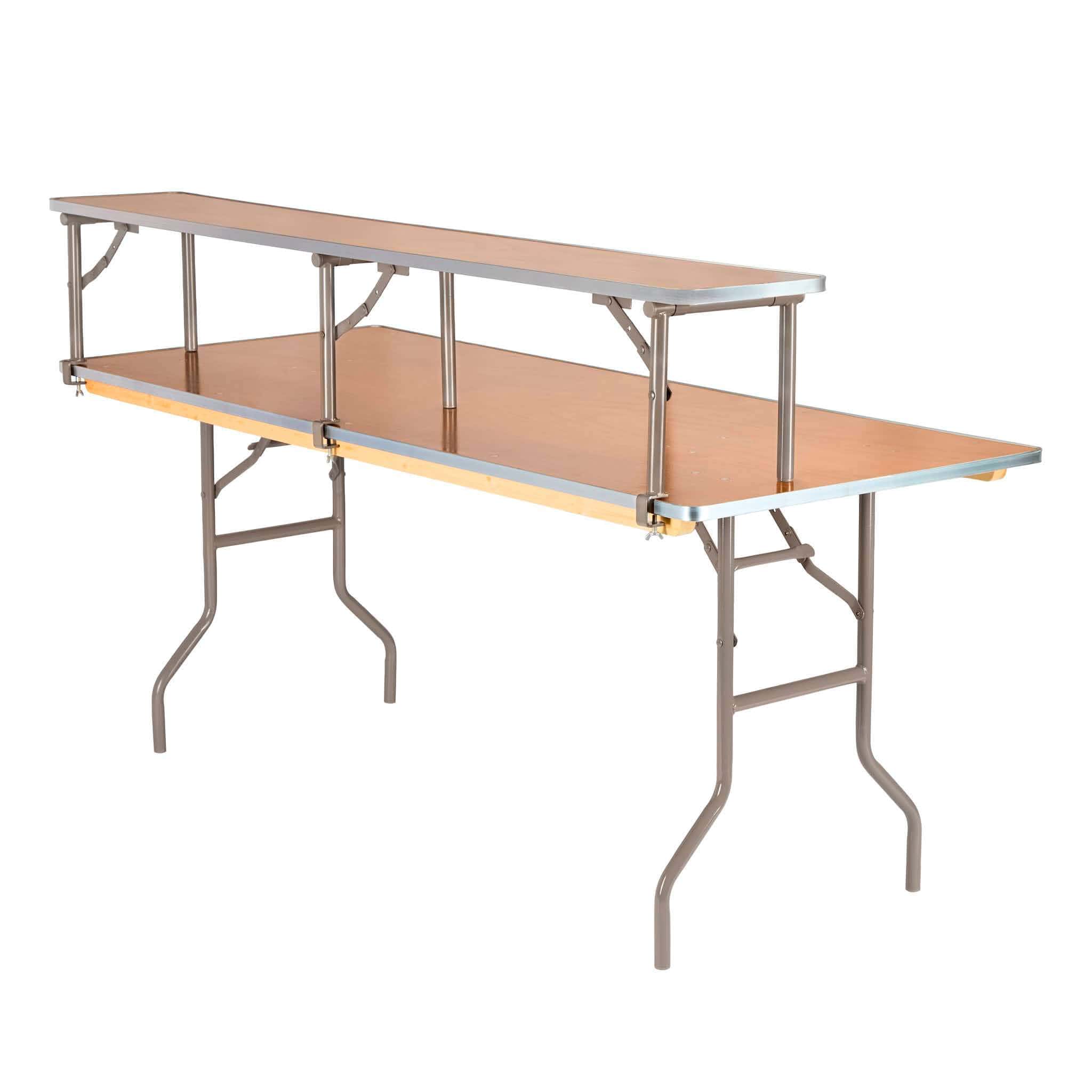 Chivari 6 Foot (72"x30") Rectangle Plywood Table and Bar Top TPLYRT7230-BAR-KT-AX