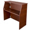 Chivari Walnut 42" Tall x 48" Long Portable Foldable Bar BAR-FOLD-48-WALNUT-AX-T