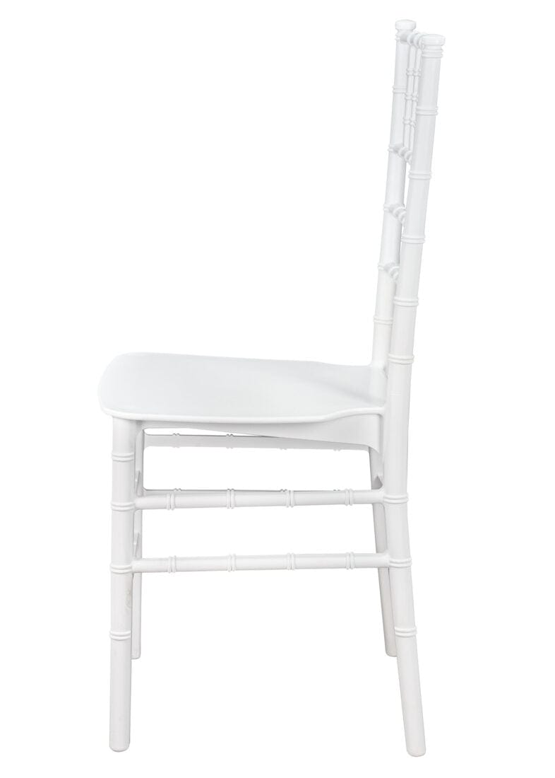 Chivari White ThinResin™ Chiavari Chair CCRW-MONO-THIN-ZG-T