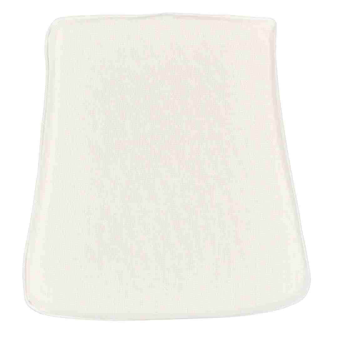 Chivari White 1.2" Thick Cushion for Sophia Ghost Chair with SlipNot™ Technology CUSHSPH-WHI-A