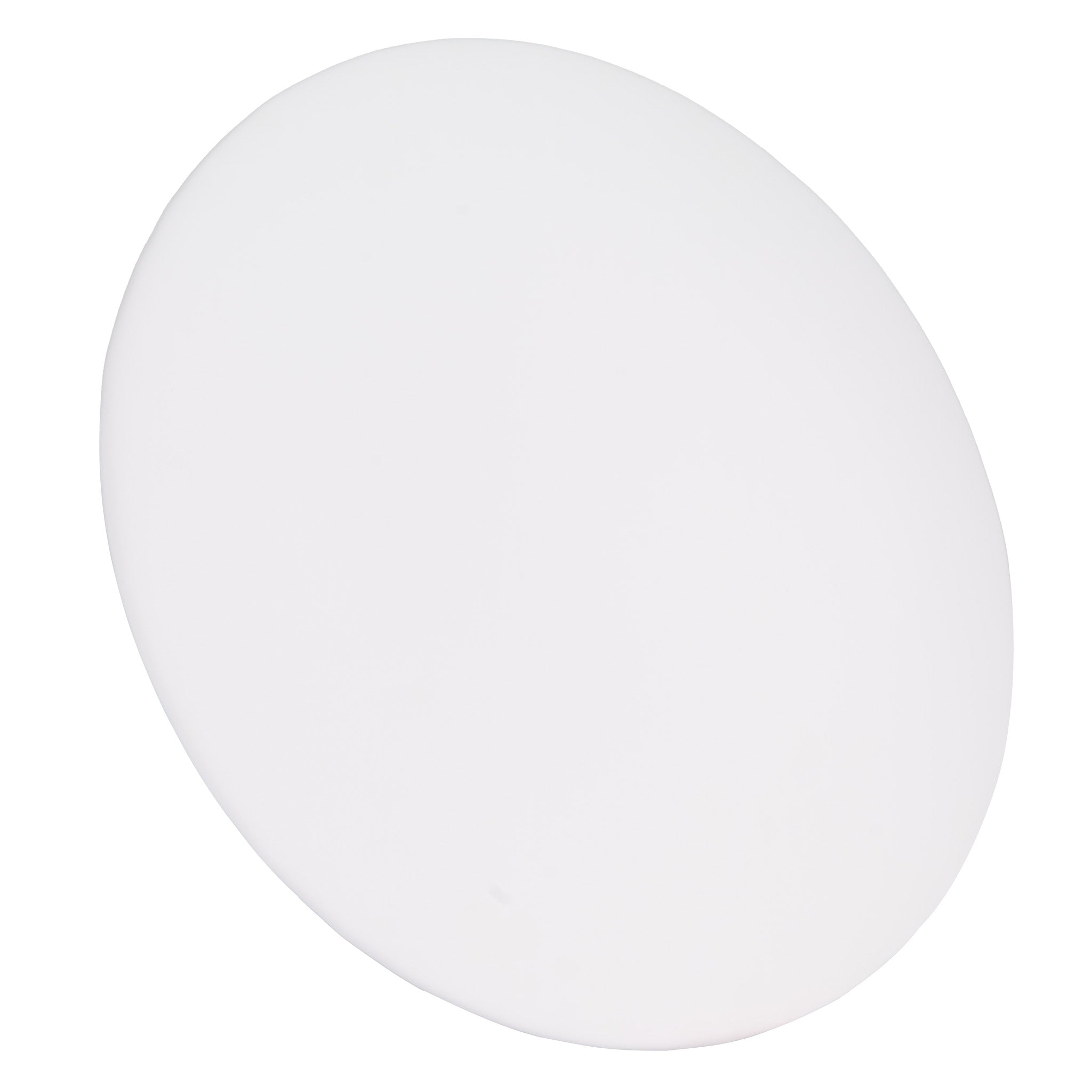Chivari Cool White Round Vinyl Panel Back Cushion CUSH-PANVIN-RDWHT-ZG-T