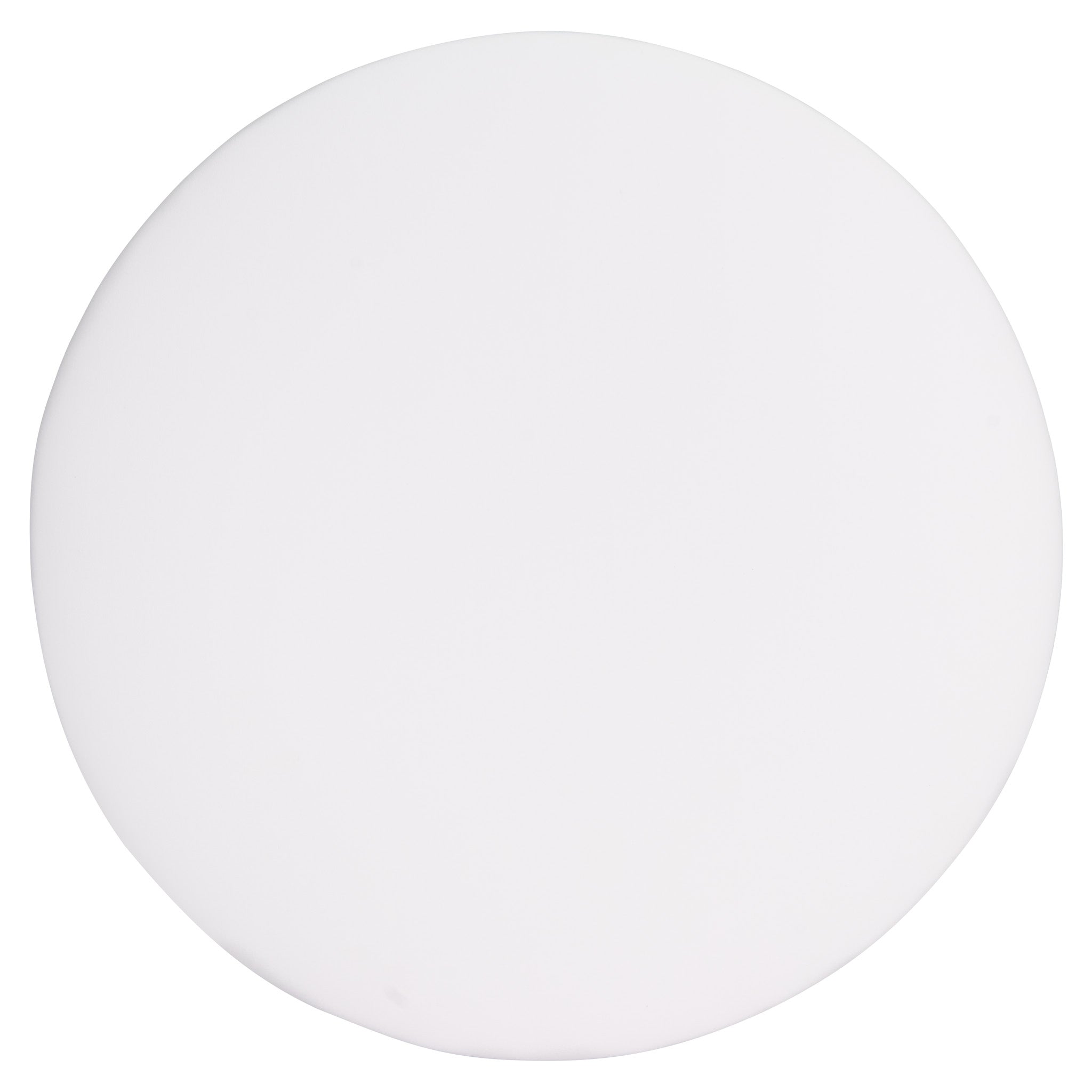 Chivari Cool White Round Vinyl Panel Back Cushion CUSH-PANVIN-RDWHT-ZG-T