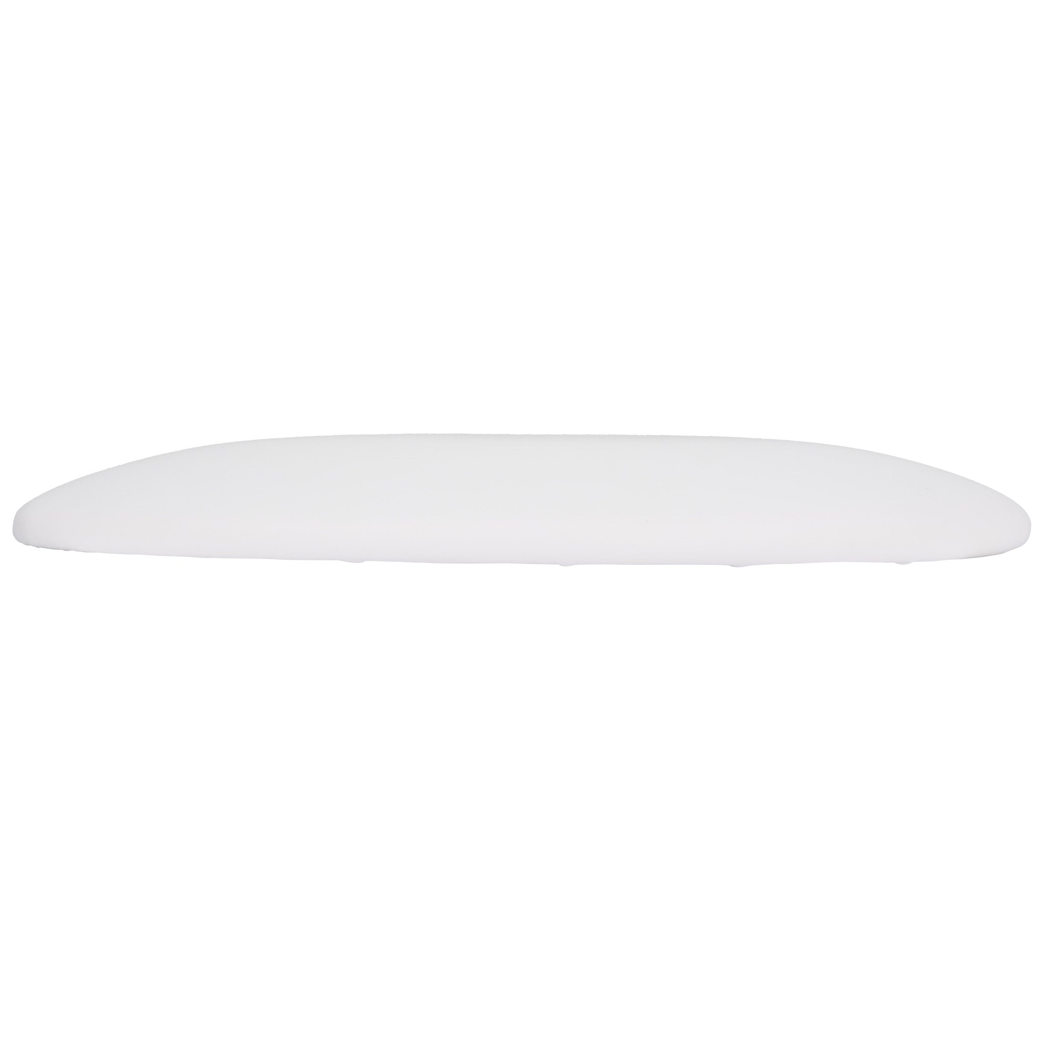 Chivari Cool White Round Vinyl Panel Back Cushion CUSH-PANVIN-RDWHT-ZG-T