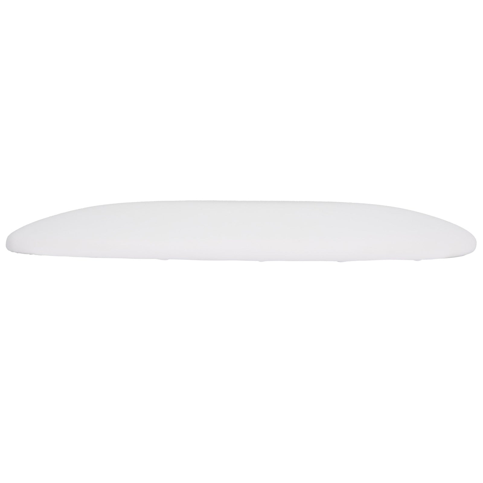 Chivari Cool White Round Vinyl Panel Back Cushion CUSH-PANVIN-RDWHT-ZG-T