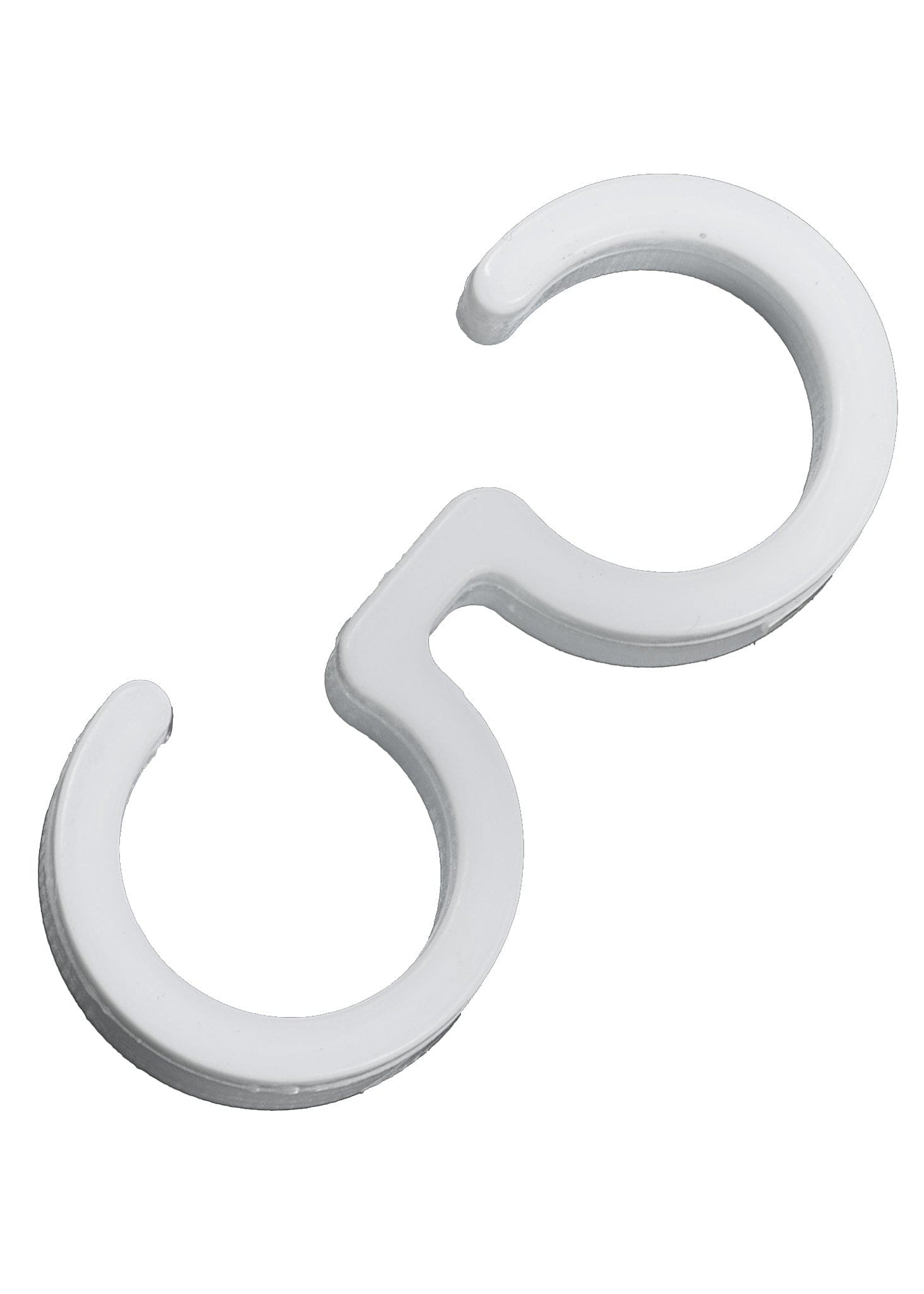 Chivari 80 Pack White Small Poly Folding Clip to connect Poly Chairs PARTS-FOLD-POLY-CLIP-WH80S