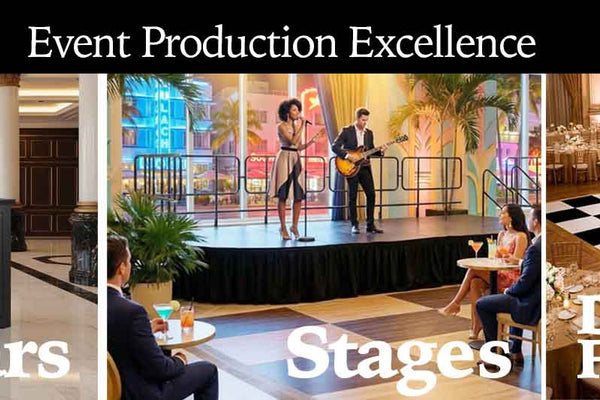 Event Production Excellence: Integrating Stages, Dance Floors, and Bars
