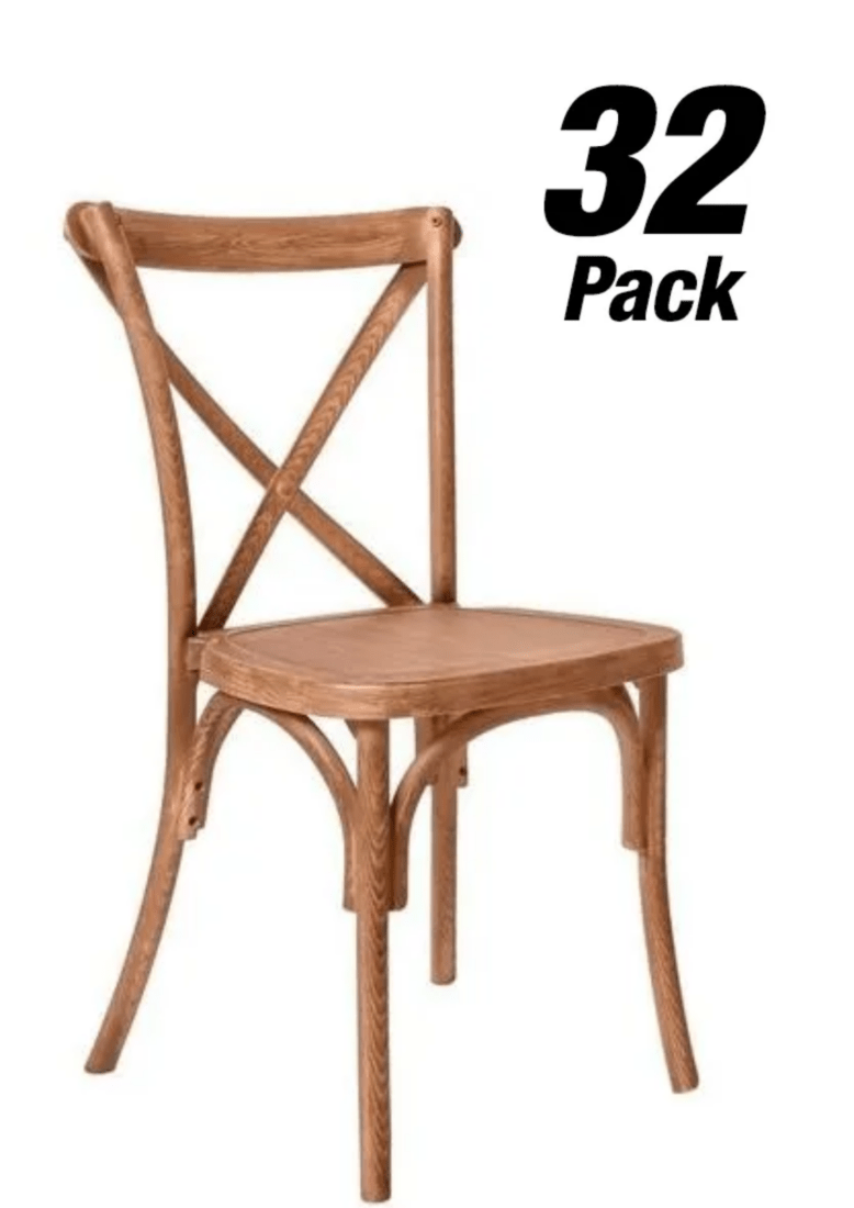 Cross Back Chairs 32 Bundle