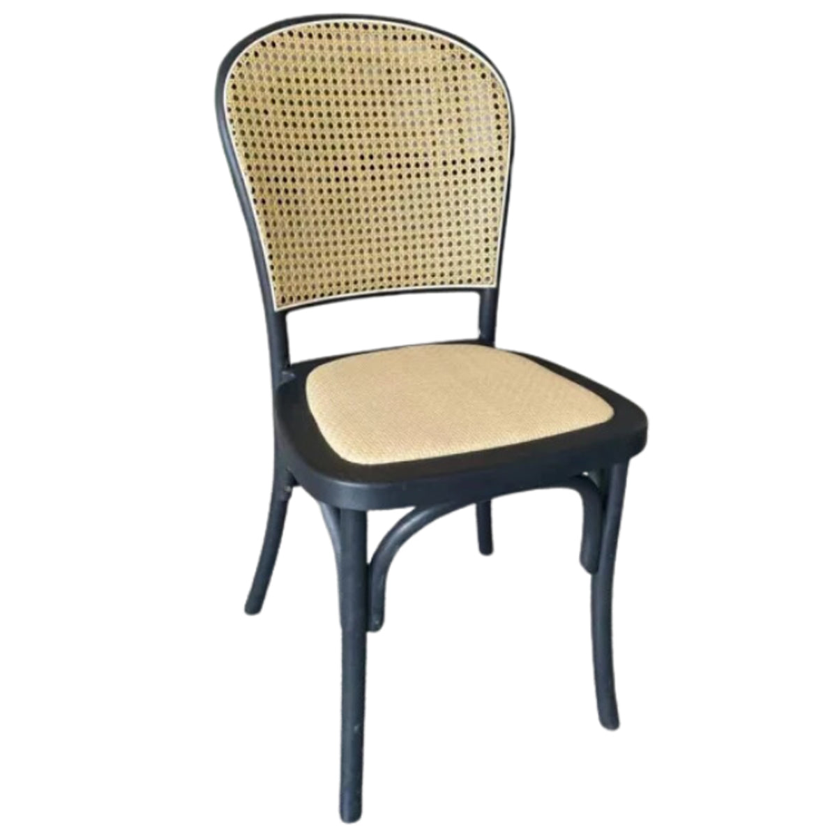 Bent Cane Resin Chairs