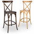 Cross Back Bar Stools
