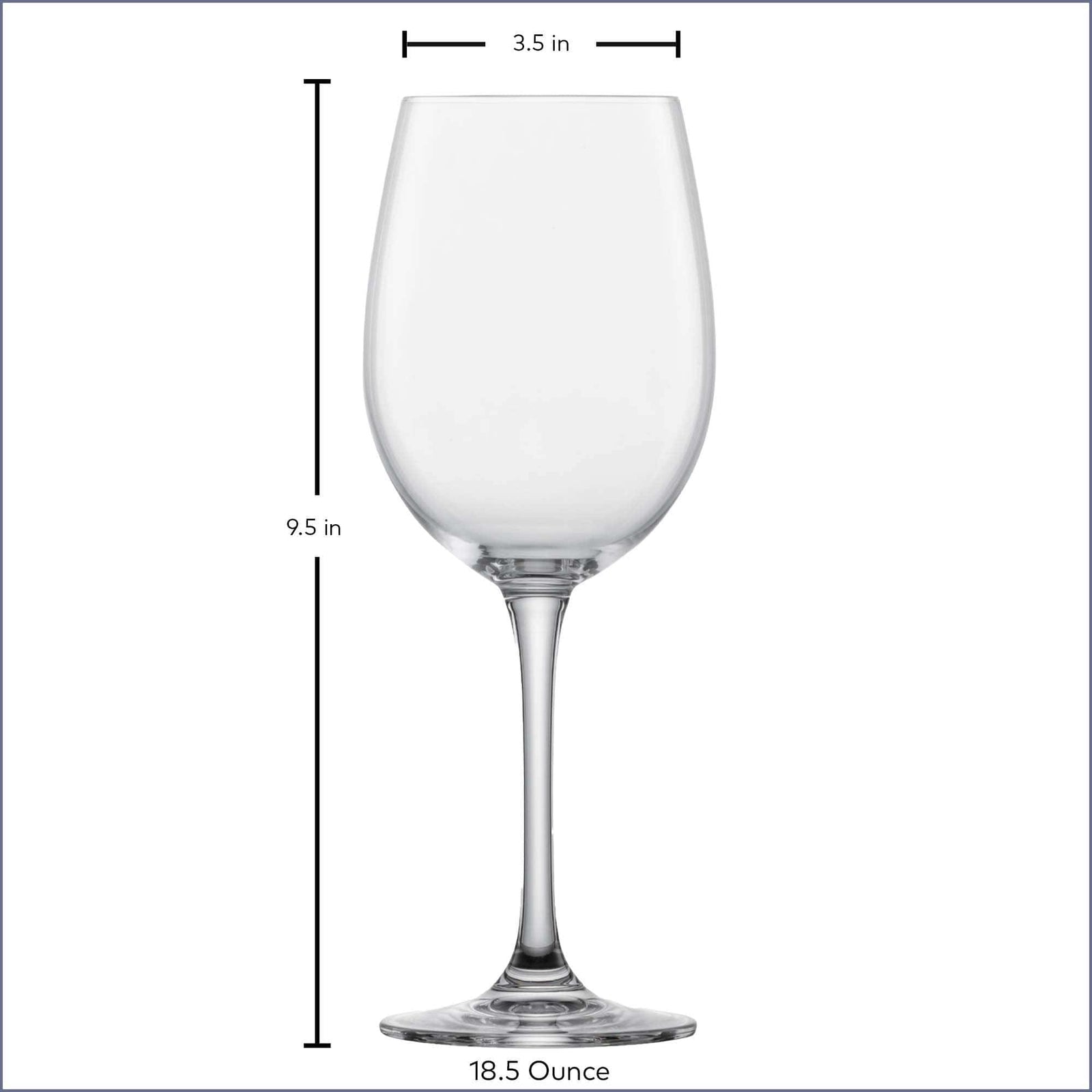 Zwiesel Fortessa Fortessa Classico Wine/Water Goblet (1) 18.4oz - Case of 6 - 0003.106220 ZFG-0003.106220