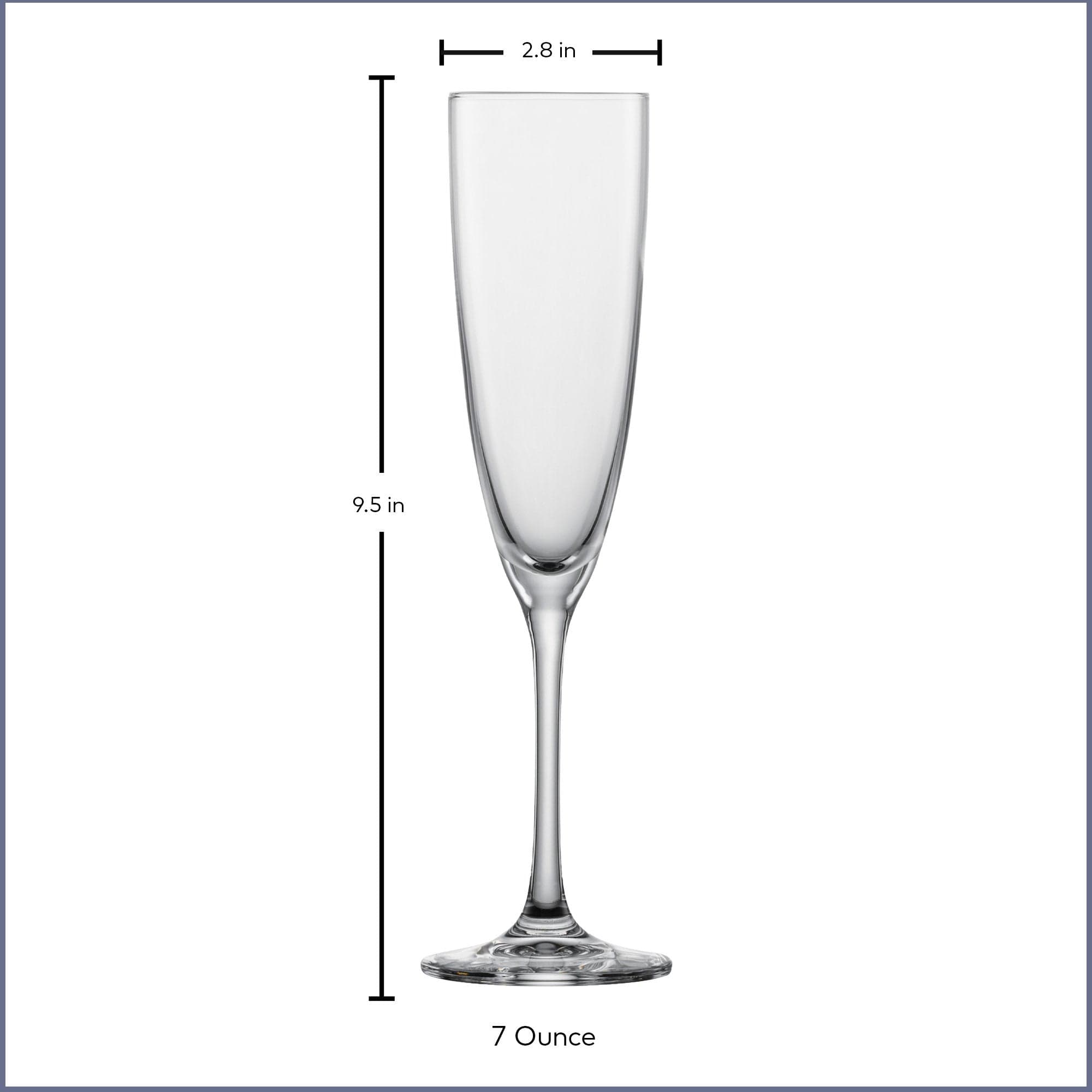 Zwiesel Fortessa Fortessa SZ Tritan Classico Flute Champagne (7) 7.1oz - Case of 6 - 0003.106223 ZFG-0003.106223