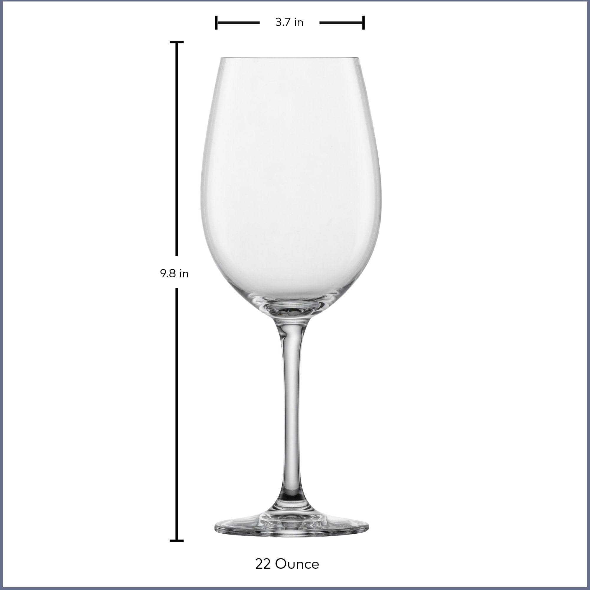 Zwiesel Fortessa Fortessa SZ Tritan Classico Claret Goblet (130) 21.8oz - Case of 6 - 0003.106226 ZFG-0003.106226