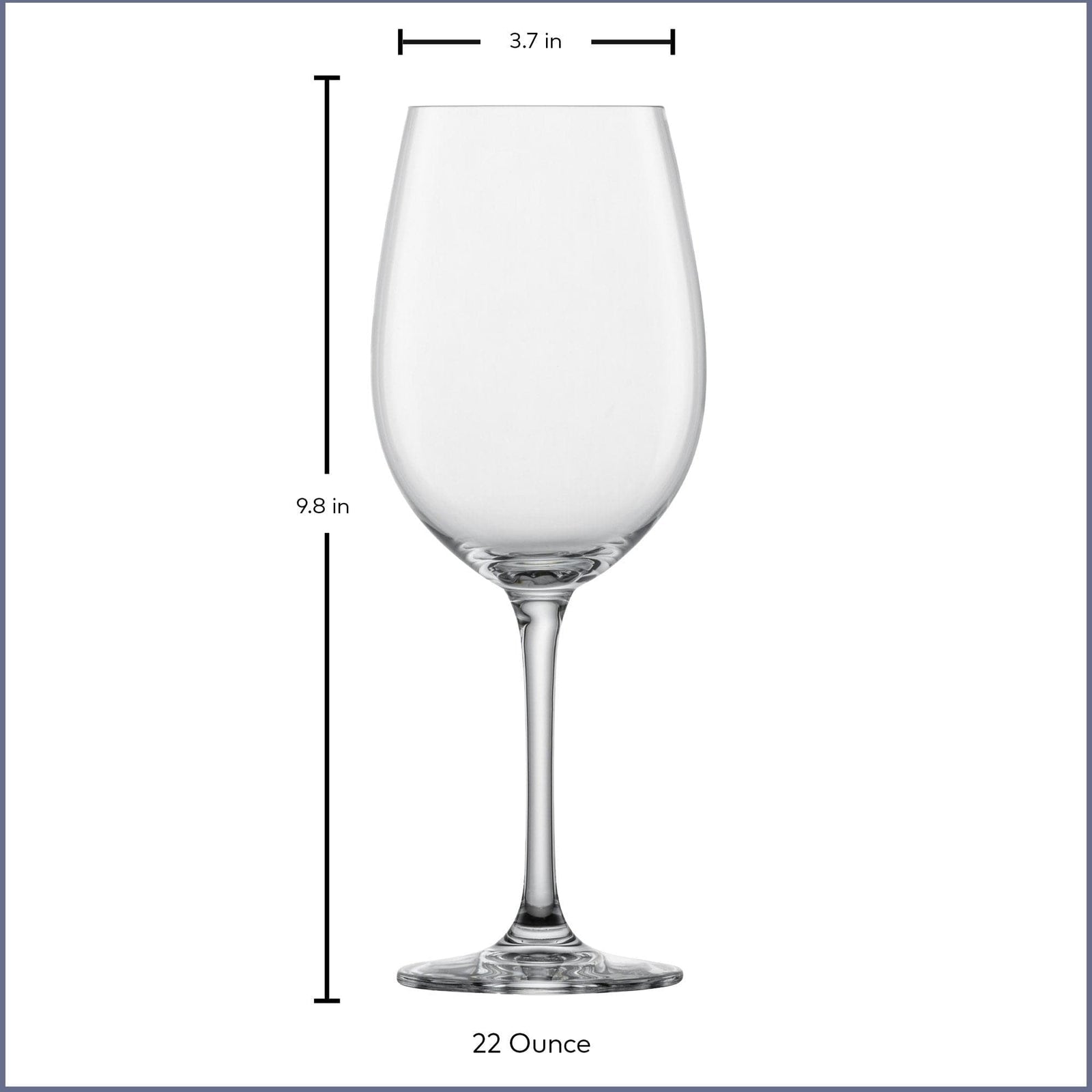 Zwiesel Fortessa Fortessa SZ Tritan Classico Claret Goblet (130) 21.8oz - Case of 6 - 0003.106226 ZFG-0003.106226