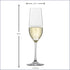 Zwiesel Fortessa Fortessa SZ Tritan Forte Flute Champagne (7) 7.7oz - Case of 6 - 0007.111989 ZFG-0007.111989