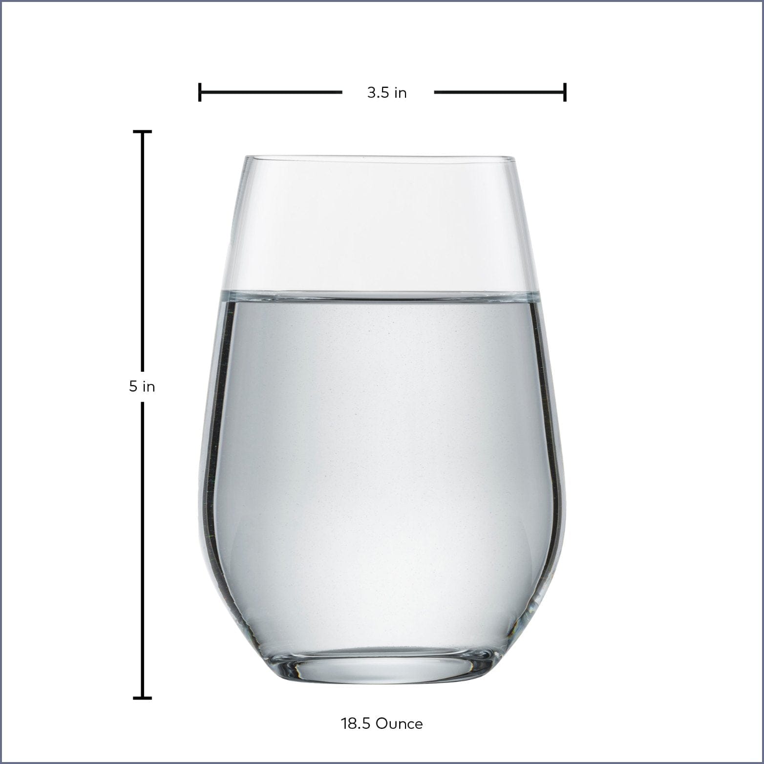 Zwiesel Fortessa Fortessa SZ Tritan Forte Universal Tumbler (79) 18.6oz - Case of 6 - 0007.115218 ZFG-0007.115218
