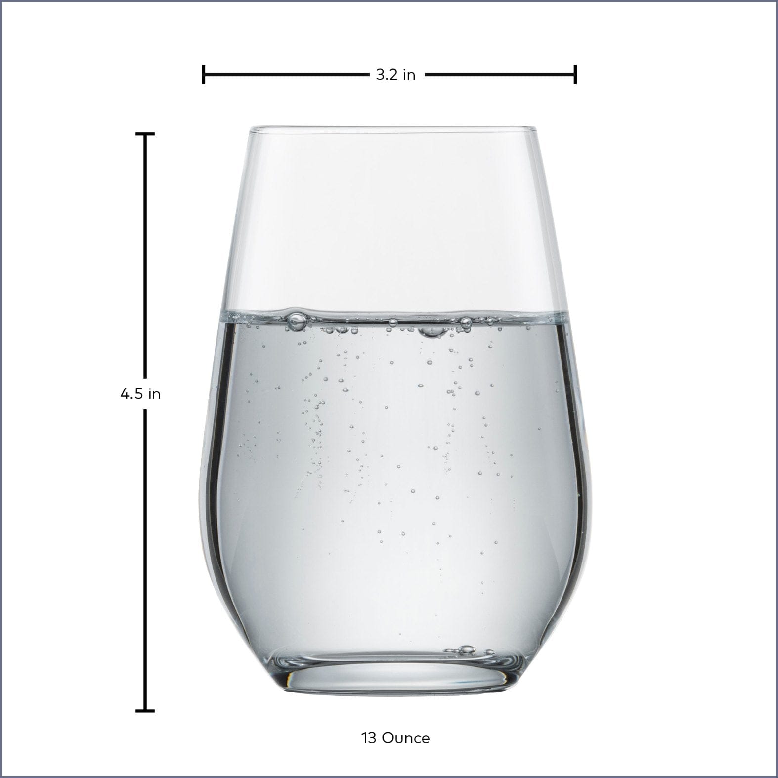 Zwiesel Fortessa Fortessa SZ Tritan Forte Small All Purpose (42) 13oz - Case of 6 - 0007.117879 ZFG-0007.117879