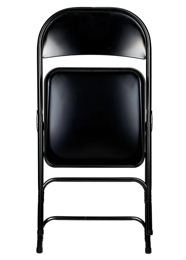 Black Metal Folding Chair (Per Chair Price Shown - Sold only in Quantities of 4)