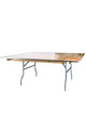 Chivari 72" x 72" (6 Foot) Square Heavy Duty Plywood Folding Table TPLYSQ72M-AX-T