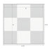 Chivari 12' x 12' Black Portable Dance Floor with Classic Gold Edge Trim DF-12X12-BLKCG-KT