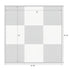 Chivari 12' x 12' Fruitwood & Chestnut Portable Dance Floor with Silver Edge Trim DF-12X12-CHTFRTS-KT