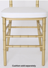 Gold Thinresin Chiavari Chair CCRG-MONO-THIN-ZG-T