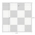 Chivari 16' x 16' Chestnut Portable Dance Floor with Silver Edge Trim DF-16X16-CHTS-KT