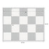 Chivari 16' x 20' Black & White Portable Dance Floor with Black Edge Trim DF-16X20-BLKWHTB-KT