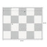 Chivari 16' x 20' Fruitwood Portable Dance Floor with Silver Edge Trim DF-16X20-FRTS-KT