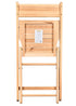 Chivari Slatted Wood Folding Chair in Natural, 1942 Style CFWNS-ZG-T