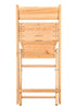 Chivari Slatted Wood Folding Chair in Natural, 1942 Style CFWNS-ZG-T