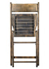 Chivari Rustic ToughWood™ Folding Chair 1942 Style Slatted CFWRS-ZG-T
