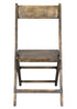 Chivari Rustic ToughWood™ Folding Chair 1942 Style Slatted CFWRS-ZG-T