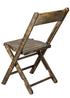 Chivari Rustic ToughWood™ Folding Chair 1942 Style Slatted CFWRS-ZG-T