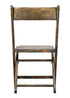 Chivari Rustic ToughWood™ Folding Chair 1942 Style Slatted CFWRS-ZG-T