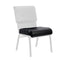 Chivari Black Vinyl 20.5" Church Chair Replacement Seat Cushion CUSH-CH20-STBV-ZF