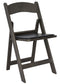 Silver Onyx with Vinyl Cushion Resin Steel Skeleton™ Folding Chair