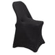 Chivari 10-Pack Black Spandex Folding Chair Cover 250gsm SX-SPANXFCH-BLK-10
