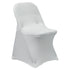 10-Pack White Spandex Folding Chair Cover 250gsm by Chivari SX-SPANXFCH-WHT-10