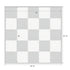 20' x 20' Chestnut Portable Dance Floor with Silver Edge Trim