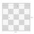 Chivari 20' x 20' Black Portable Dance Floor with Silver Edge Trim DF-20X20-BLKS-KT