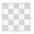 Chivari 20' x 20' Black & White Portable Dance Floor with Silver Edge Trim DF-20X20-BLKWHTS-KT