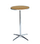 Chivari 24" Round Plywood Cocktail Table Kit TKITRD24M-AX-T