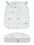 Chivari White 2" Thick Chair Cushion - World's Best Cushions CUSHBST2-W-AX