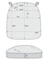 Tan 2" Thick Chair Cushion - World's Best Cushions