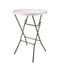 Chivari 32" Round White Plastic Cocktail Table TPLSRD32COCKTAIL-AX1-T