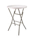 Chivari 32" Round White Plastic Cocktail Table TPLSRD32COCKTAIL-AX1-T