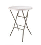 Chivari 32" Round White Plastic Cocktail Table TPLSRD32COCKTAIL-AX1-T