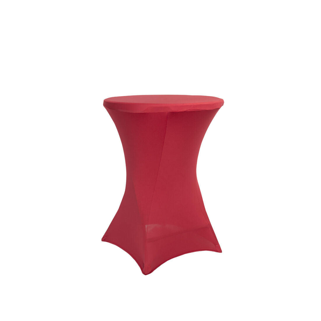 5-Pack Red Spandex Cocktail Table Cover 250gsm 36